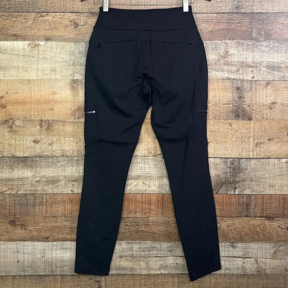 Athleta Headlands Hybrid Cargo Tight Leggings Black Size 4